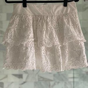 Banana Republic Mini White Skirt Size 2